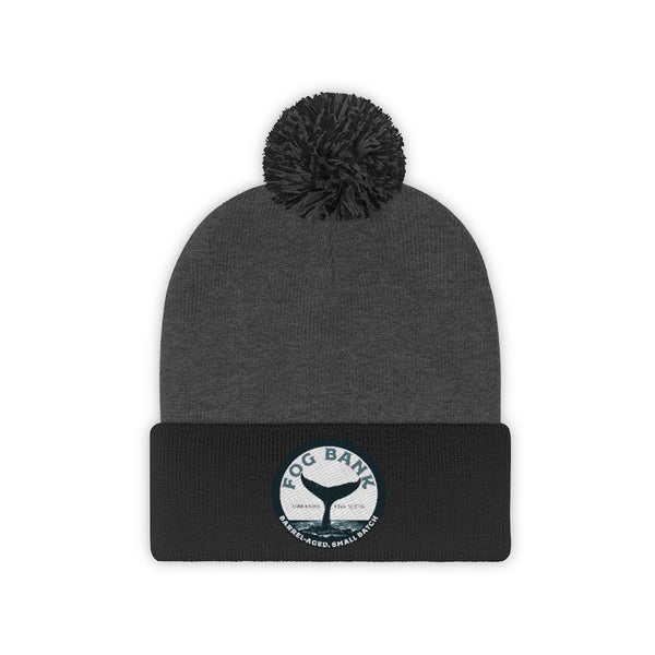 Fog Bank Pom Pom Beanie