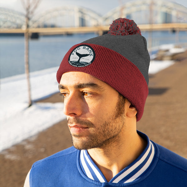 Fog Bank Pom Pom Beanie