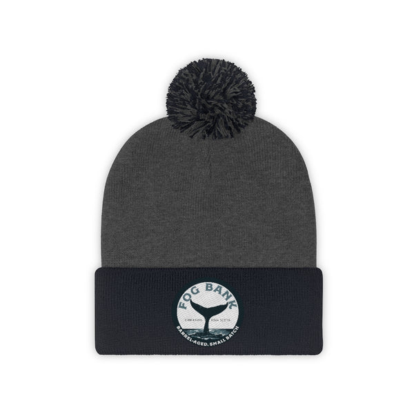 Fog Bank Pom Pom Beanie