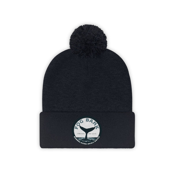 Fog Bank Pom Pom Beanie