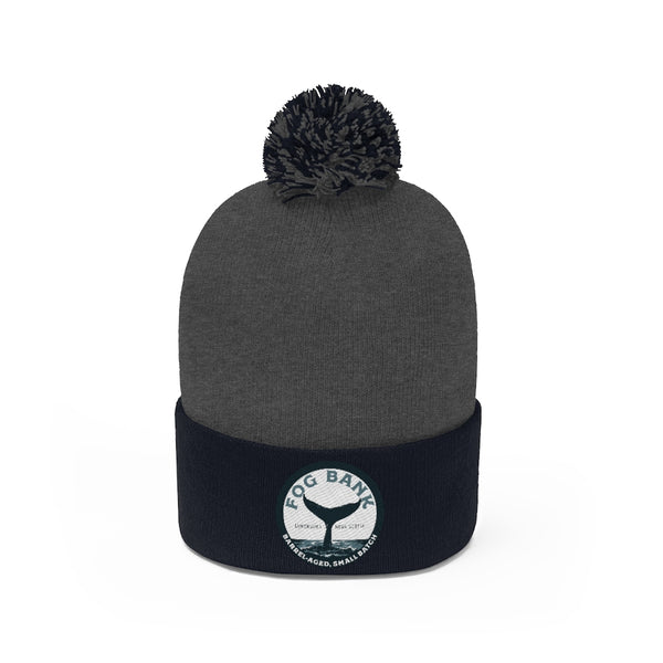 Fog Bank Pom Pom Beanie