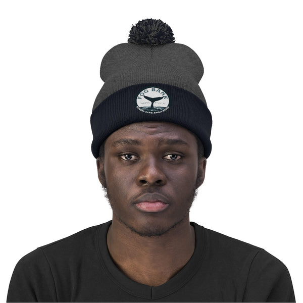 Fog Bank Pom Pom Beanie