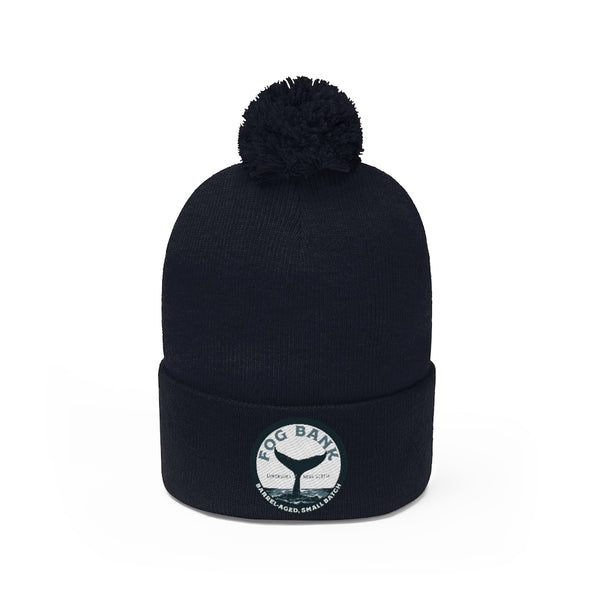 Fog Bank Pom Pom Beanie