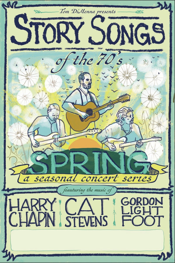 Story Songs of the 70s: Cat Stevens, Gordon Lightfoot, and Harry Chapin- Spring Edition - June 13, 2026