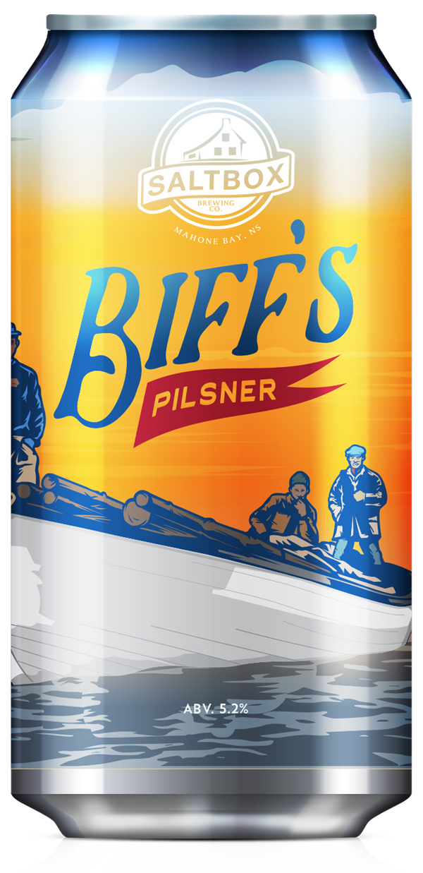 Biff's Pilsner Tap Pour